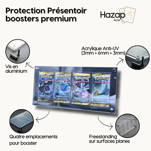 Présentoir 4 boosters looses - Hazap